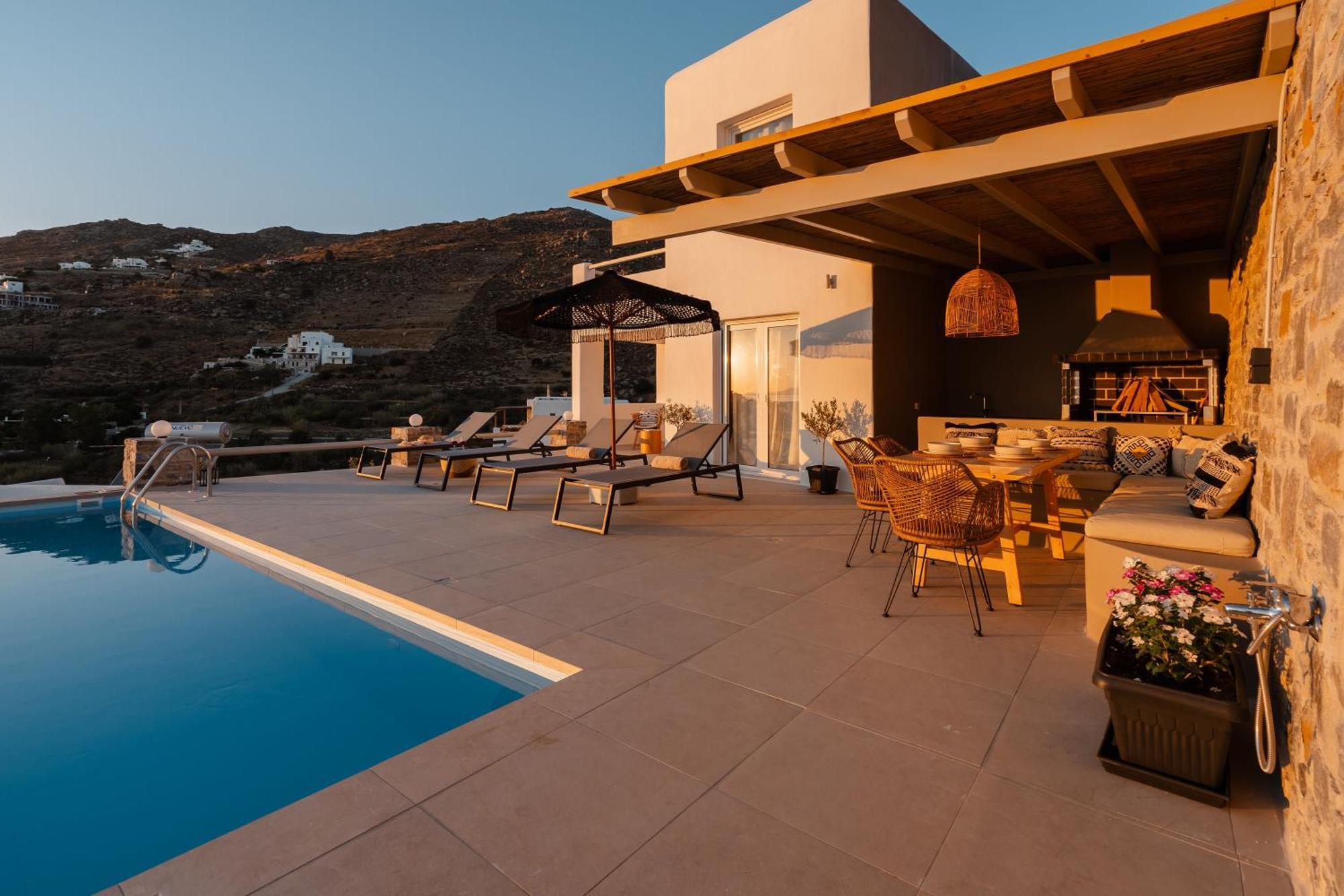 Pleiades Villas Naxos Agkidia Oda fotoğraf